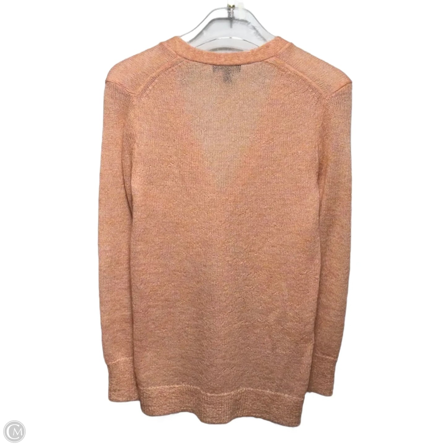 Sweater Cardigan By J. Crew In Peach, Size: Xxs