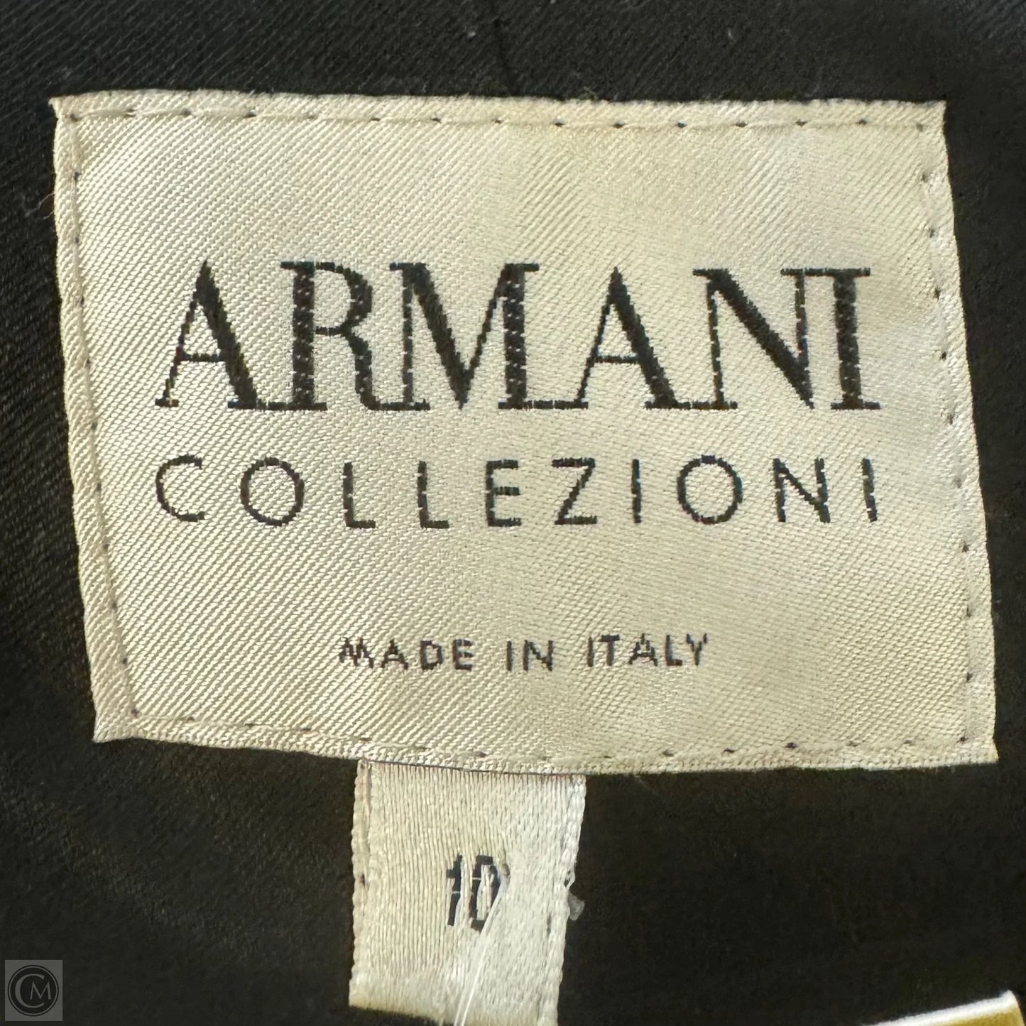 Blazer By Armani Collezoni In Black, Size: 10