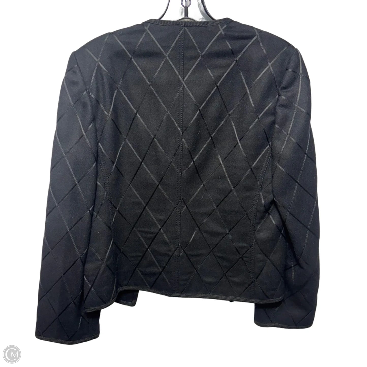 Wool Blazer By Louis Féraud In Black, Size: M