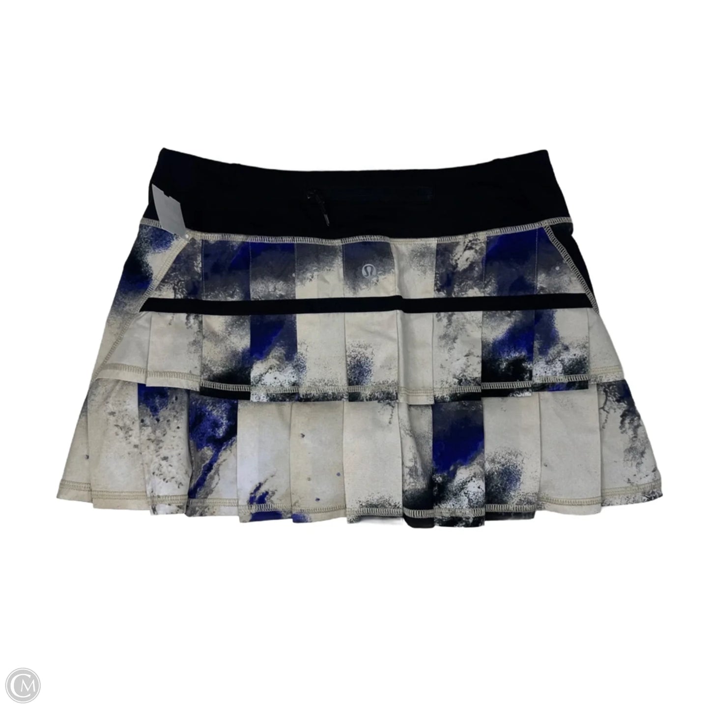 Athletic Skort By Lululemon In Black, Size: 4