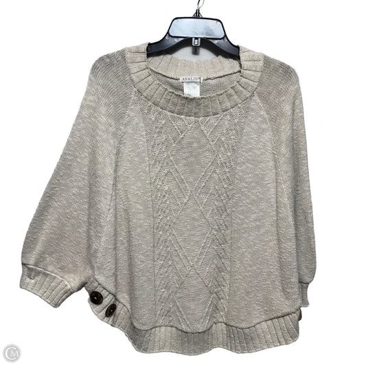 Sweater By Avalin In Cream, Size: Osfm