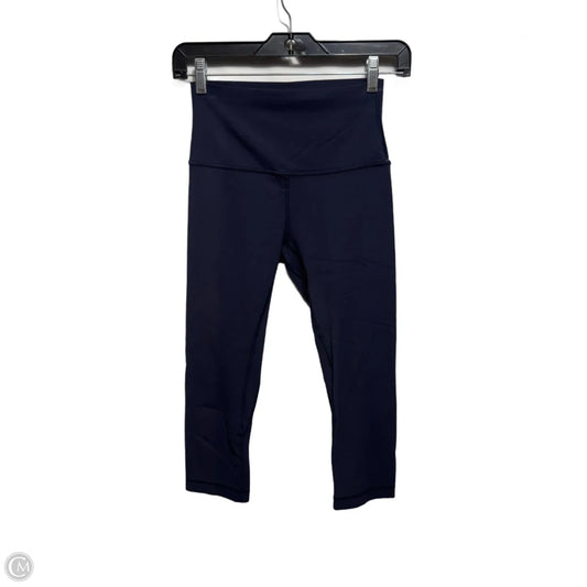 Athletic Leggings Capris By Lululemon In Purple, Size: 4