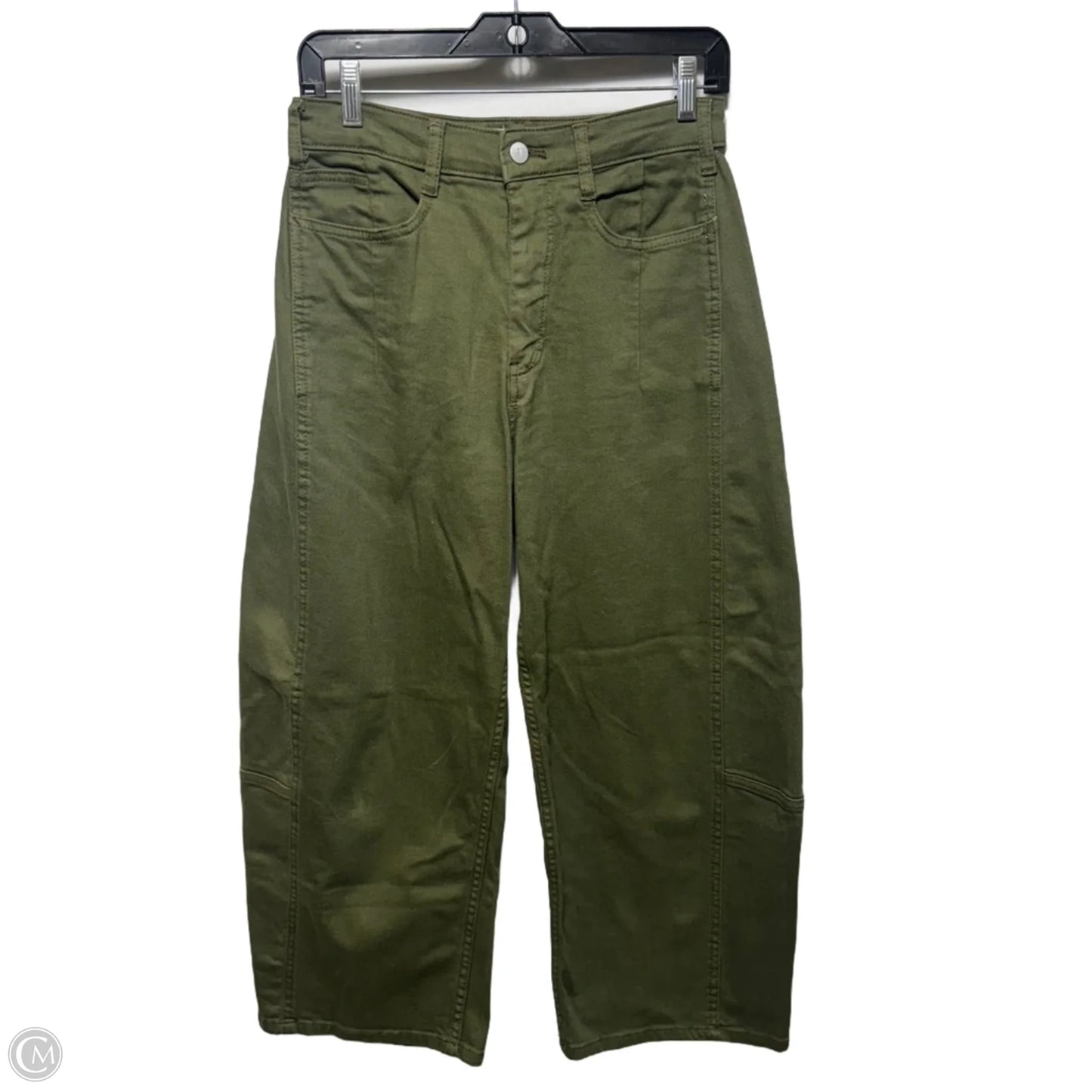Barrel Leg Pants By Pilcro In Green, Size: 2