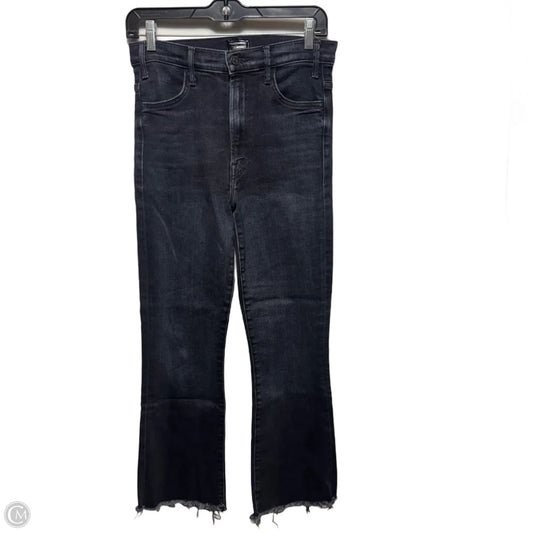 The Hollister Ankle Fray Jeans Boot Cut By Mother In Encounters At Night, Size: 4