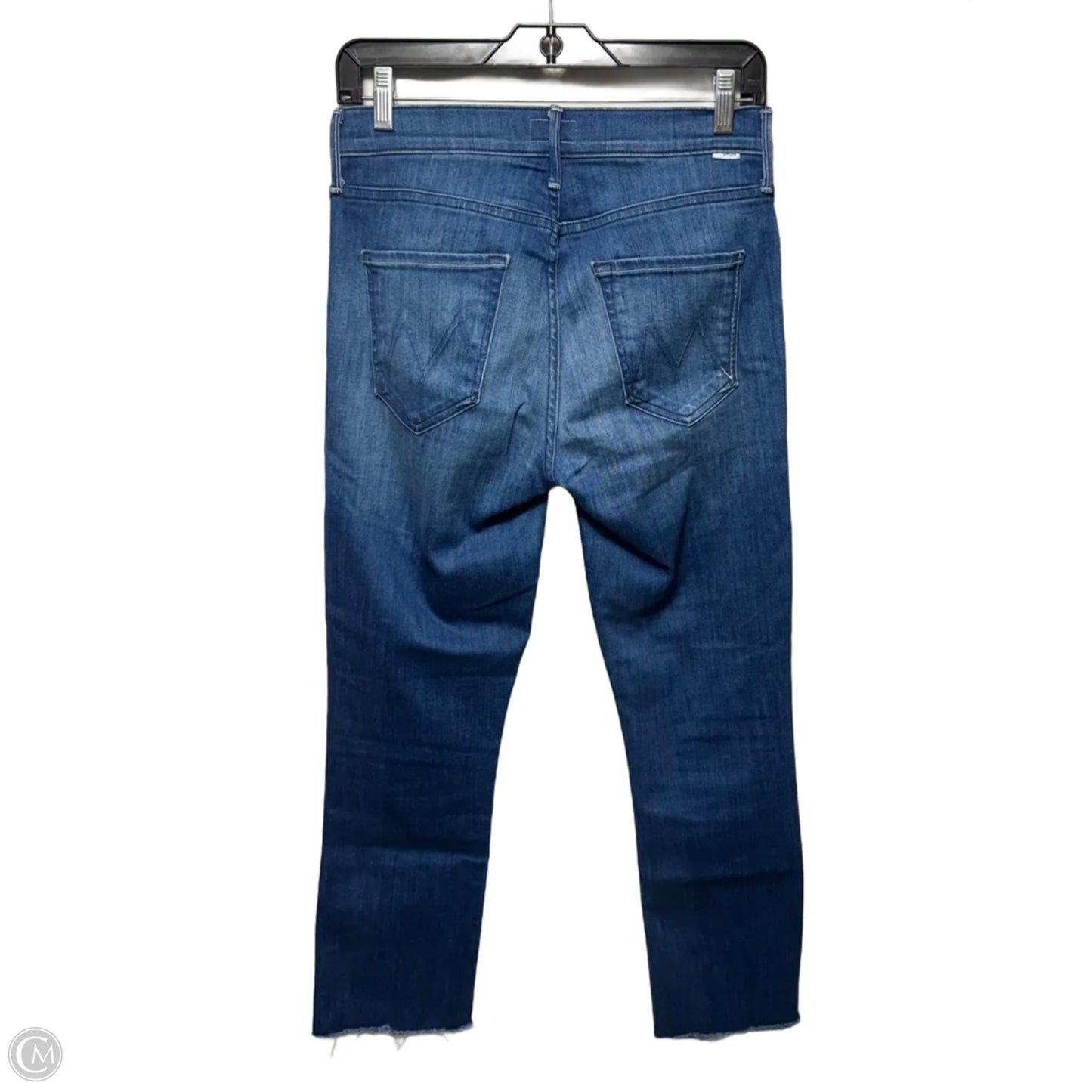 The Mid Rise Dazzler Crop Fray Jeans By Mother In Squeeze It, Size: 6