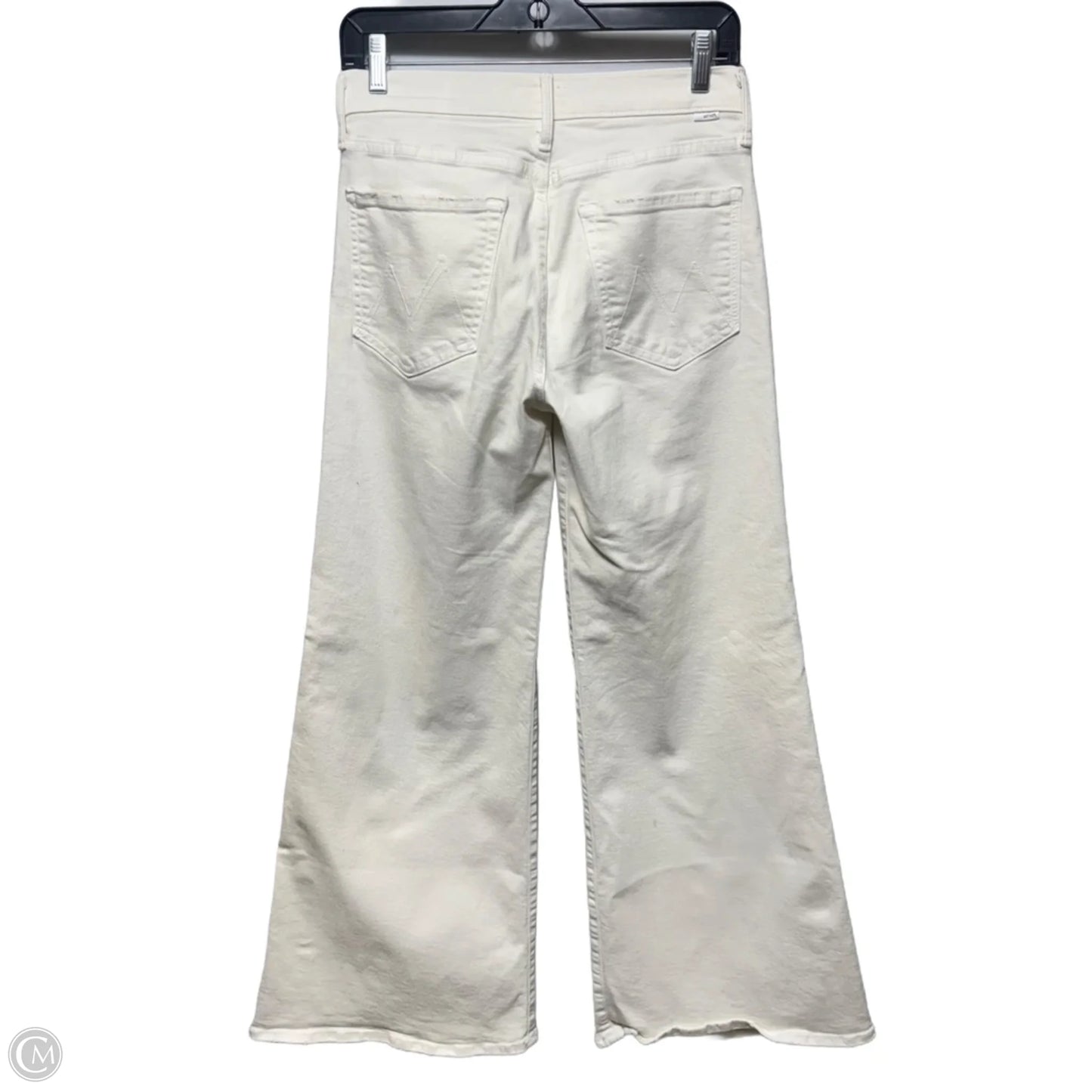 The Twister Scimp Wide Leg Jeans By Mother In Cream Puff, Size: 4