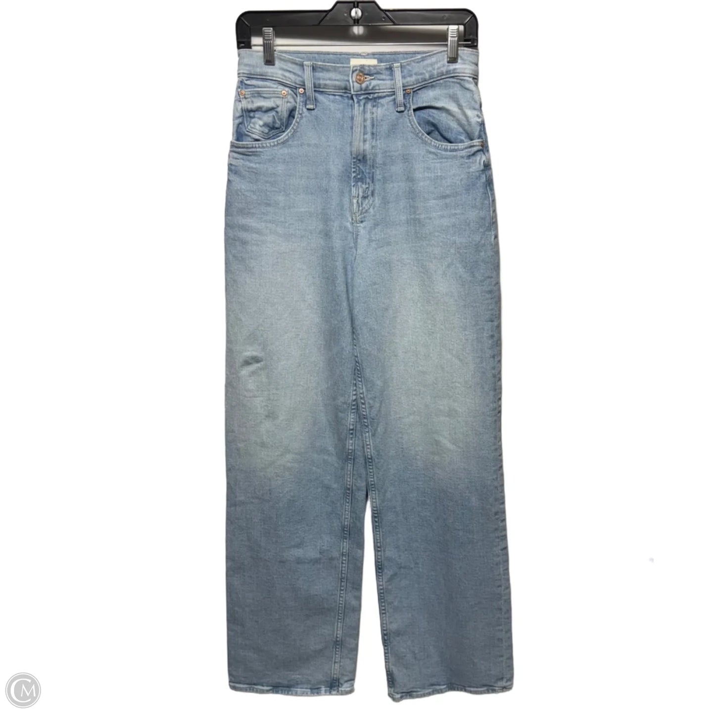 High Waisted Spinner Zip Heel Jeans By Mother In Norway Dude, Size: 0