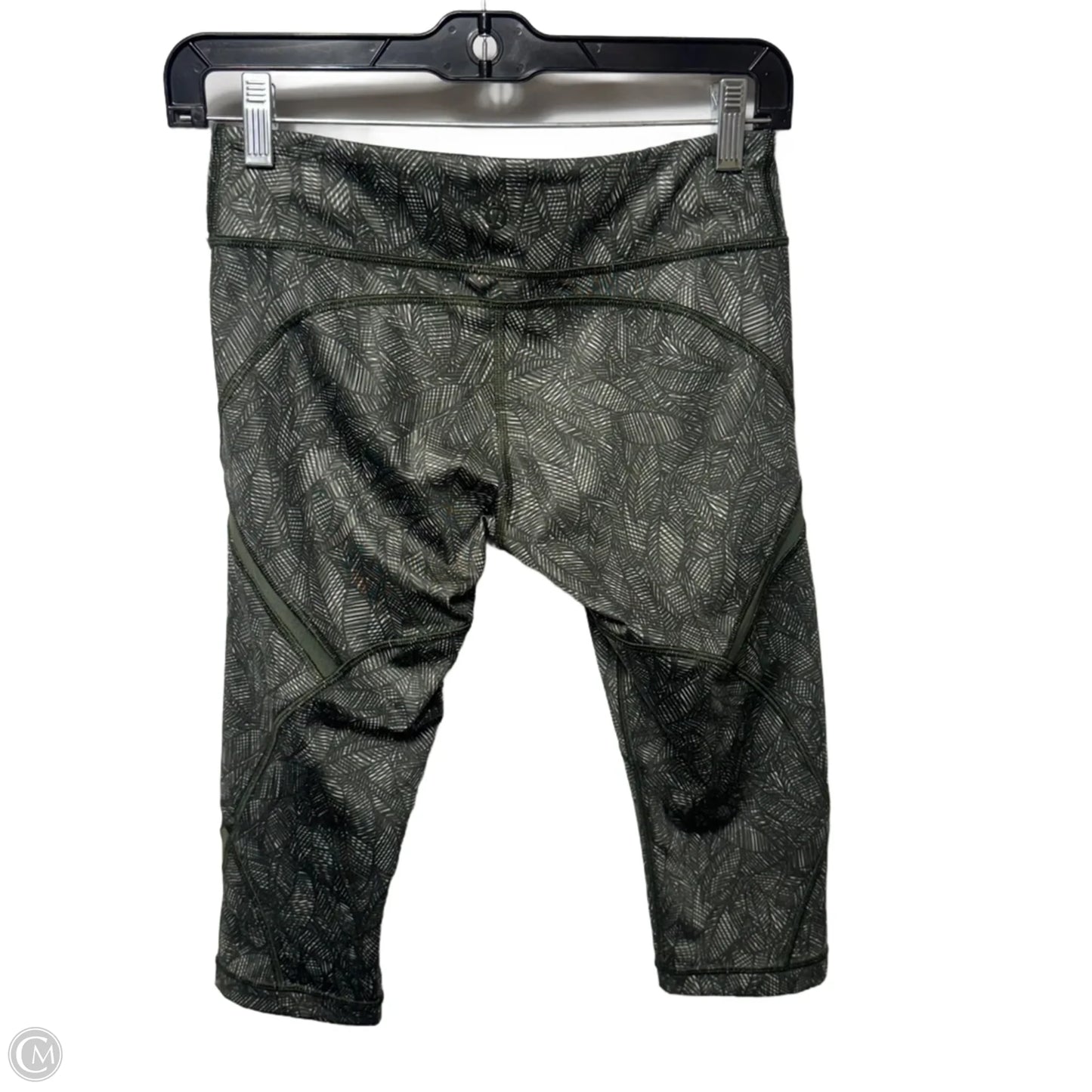 Athletic Leggings Capris By Lululemon In Green, Size: 4