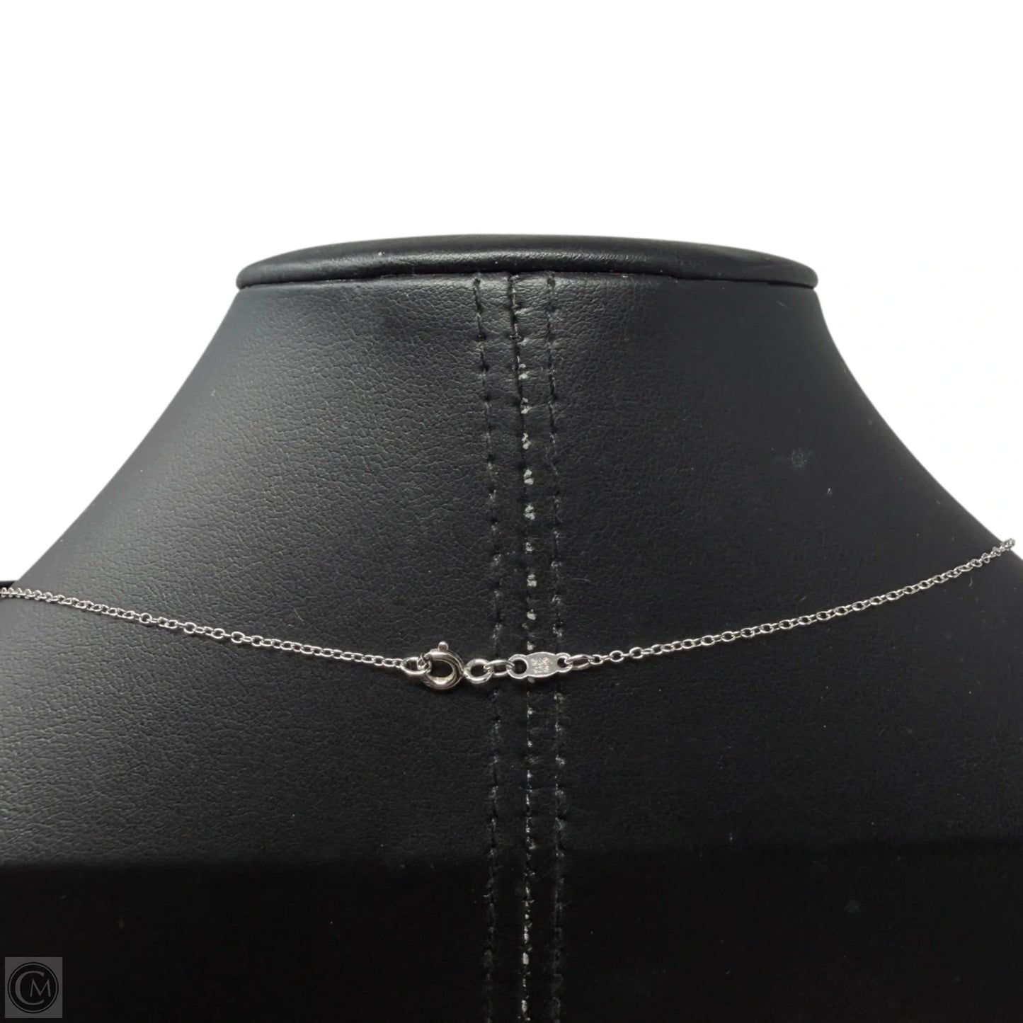 Sterling Silver Lab Created Sapphire and Diamond Heart Necklace By Miadora