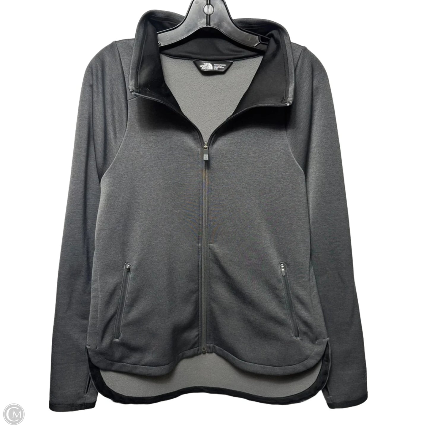 Athletic Jacket By The North Face In Grey, Size: M