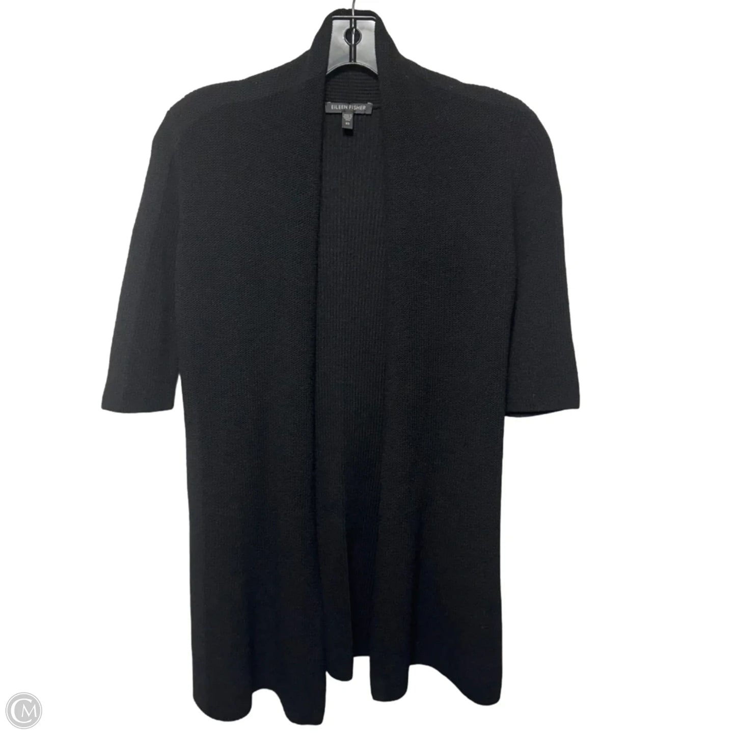 Sweater Cardigan By Eileen Fisher In Black, Size: Xs