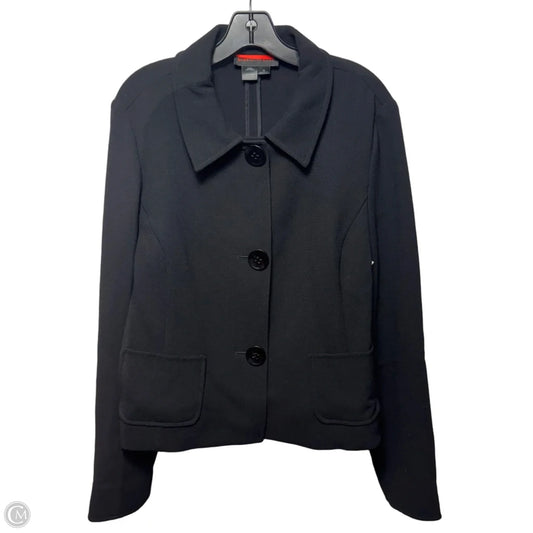 Wool Jacket By Nina Mclemore In Black, Size: 16