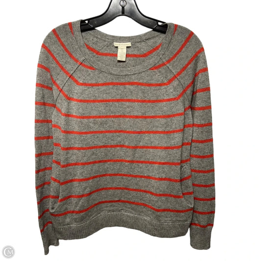 Silk & Cashmere Sweater By White And Warren In Striped Pattern, Size: Xs