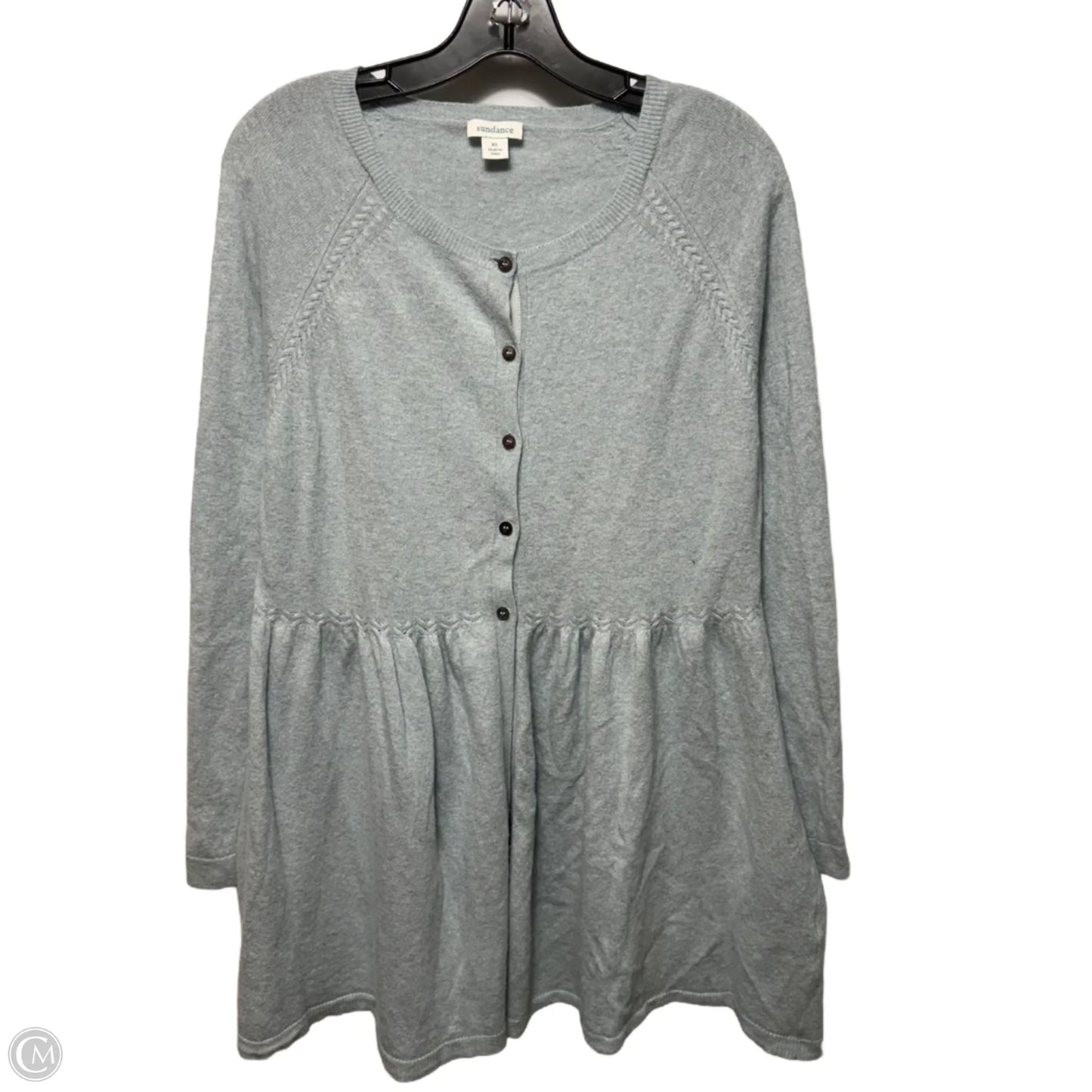 Sweater Cardigan By Sundance In Blue, Size: Xl