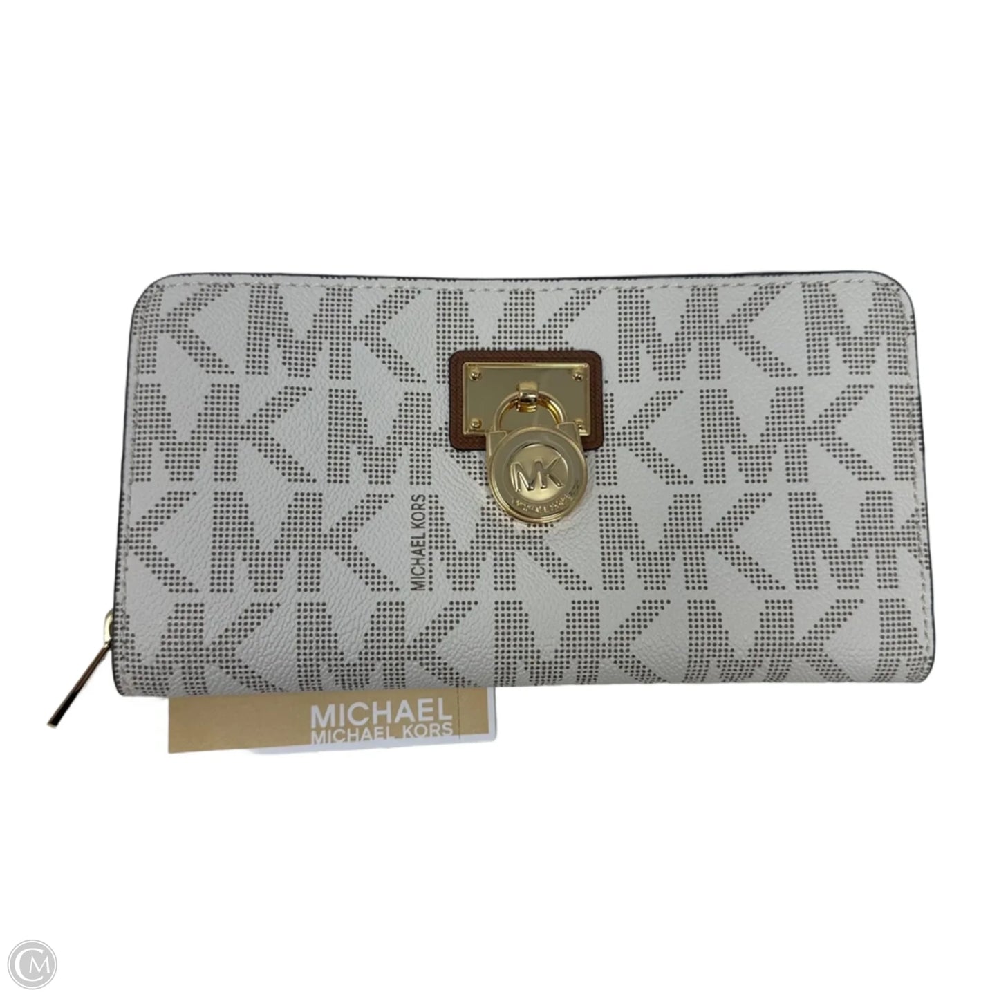 Hamilton Zip Wallet Designer By Michael Kors, Size: Medium