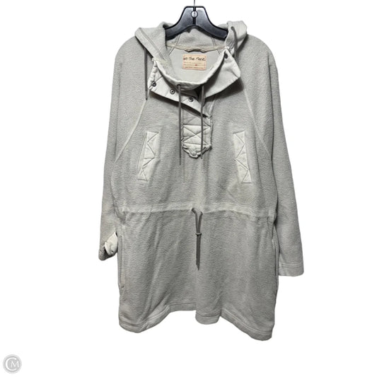 Sadie Surplus Knit Grey Jacket Fleece Hoodie By We The Free In Grey, Size: Xs