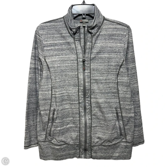 Athletic Jacket By Talbots In Grey, Size: L