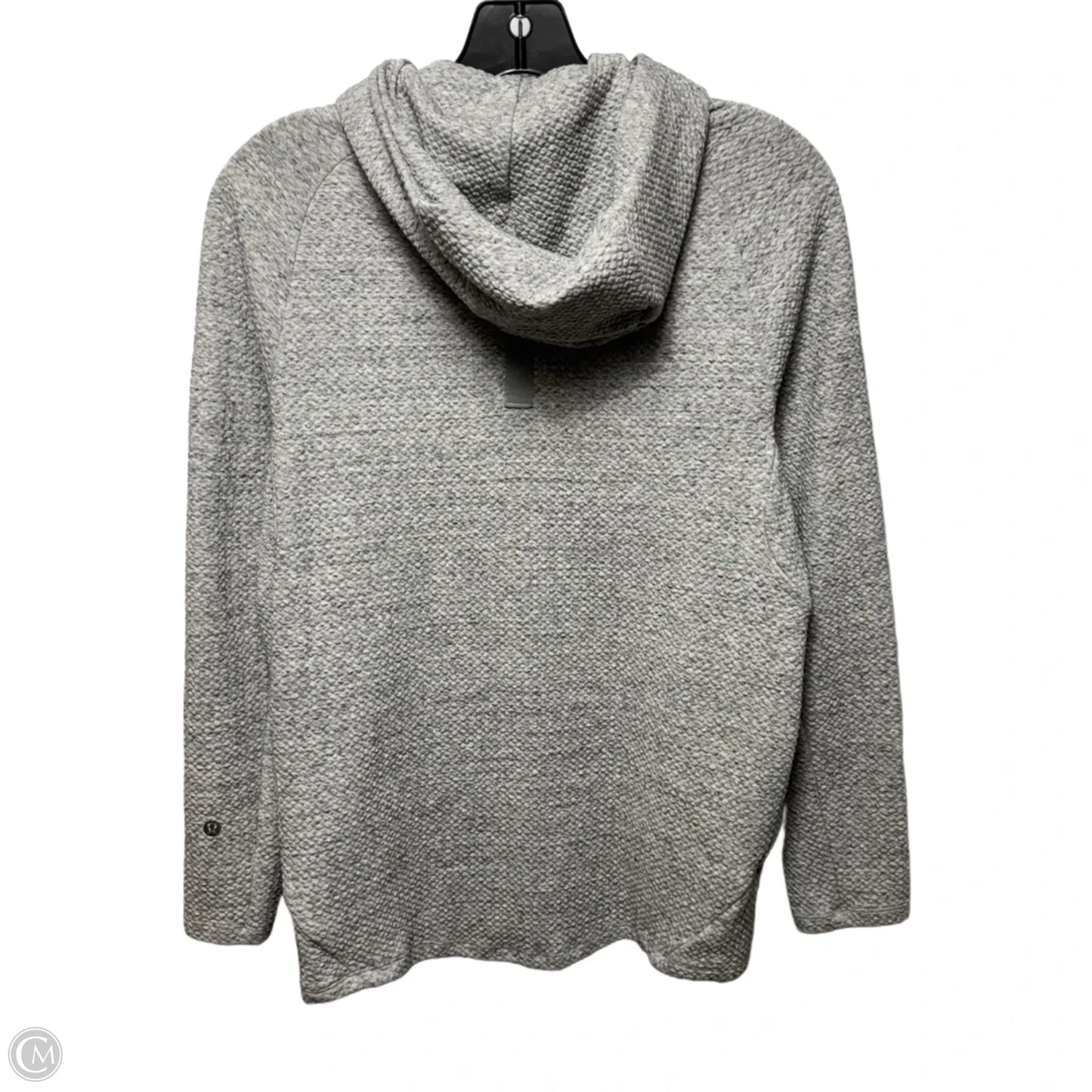 Athletic Sweatshirt Hoodie By Lululemon In Grey, Size: Xs