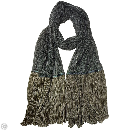 Metallic Silk Blend Kora Wrap By Badgley Mischka