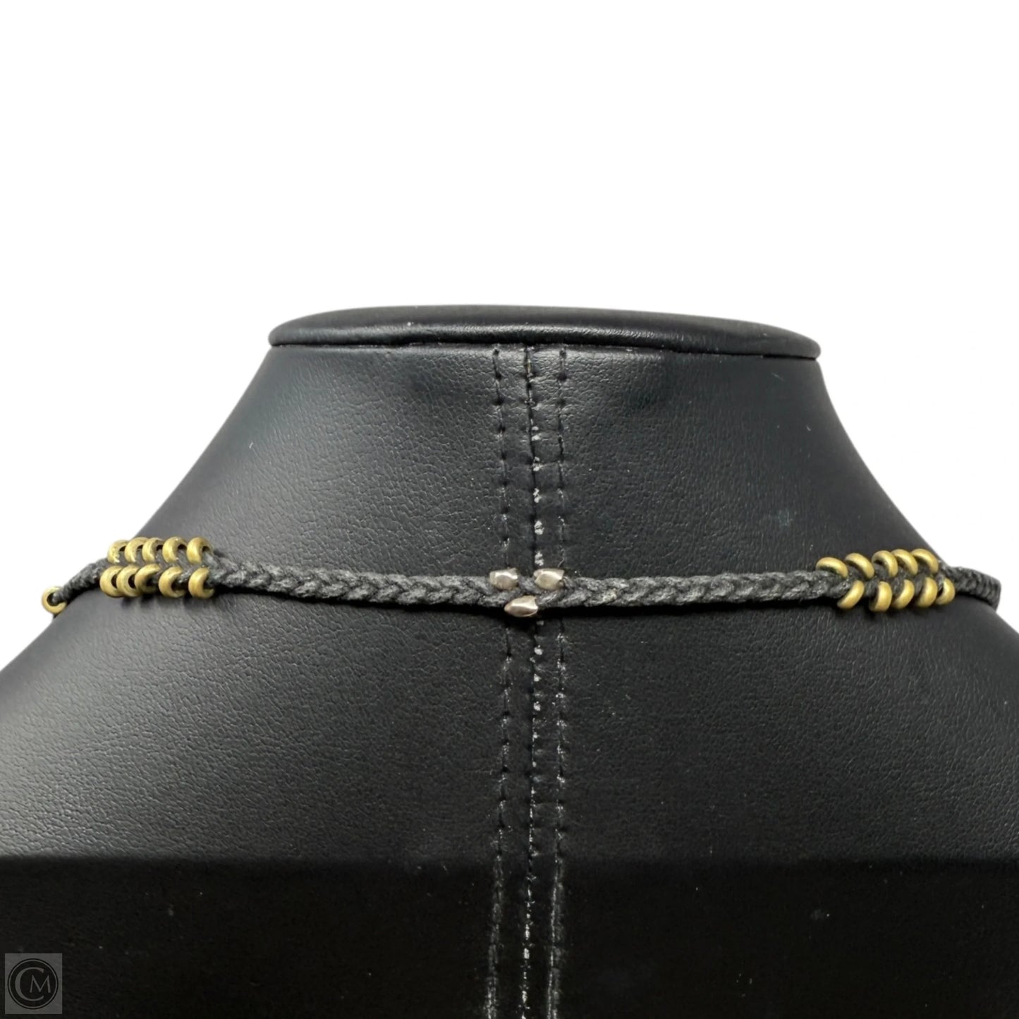 Braided Leather Lariat & Y-drop Necklace