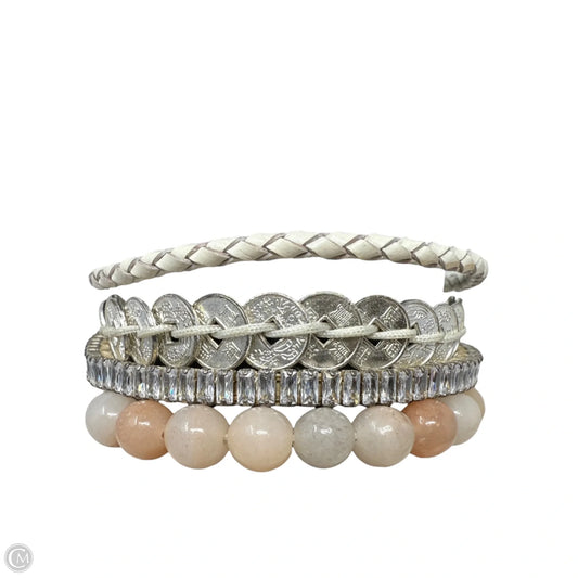 Rosé Beaded Multi Strand Bracelet By Victoria Emerson