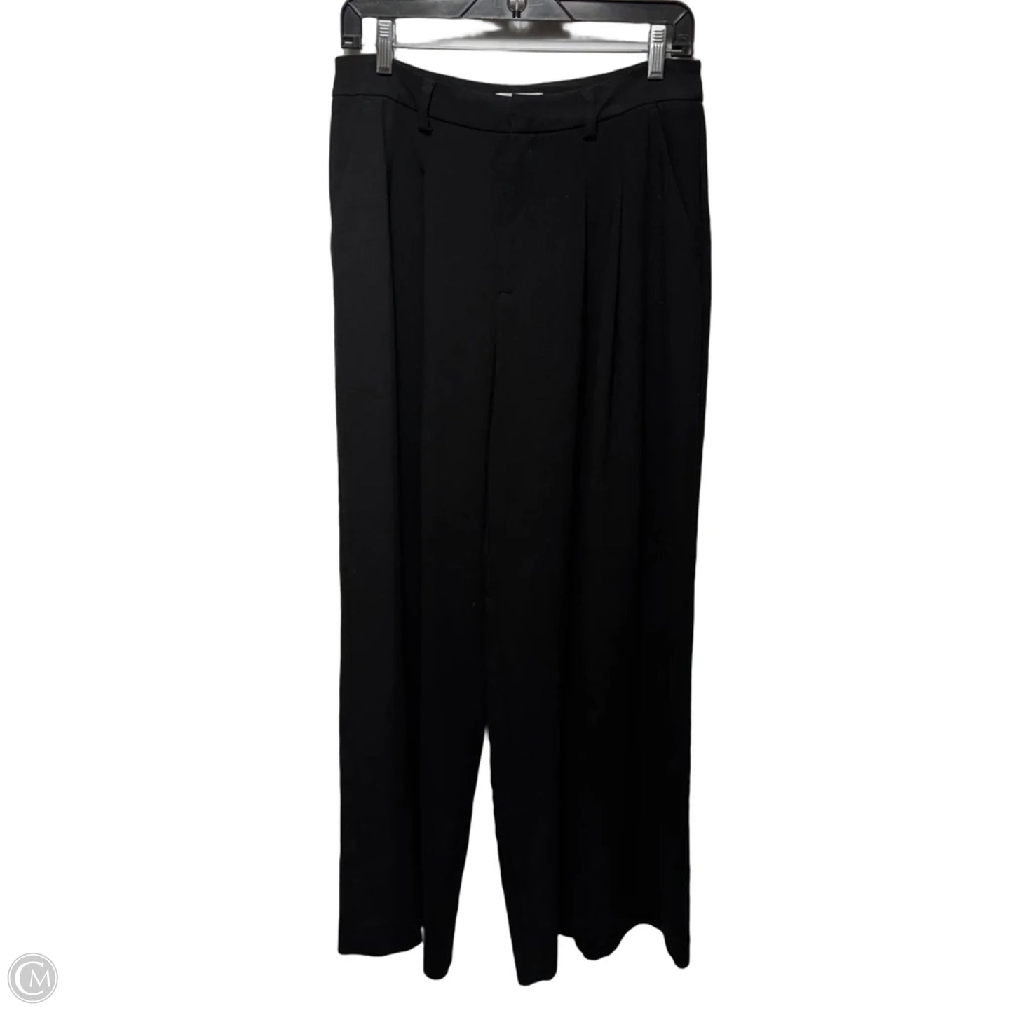 Avery Wide-Leg Trouser Pants By Maeve In Black, Size: 8