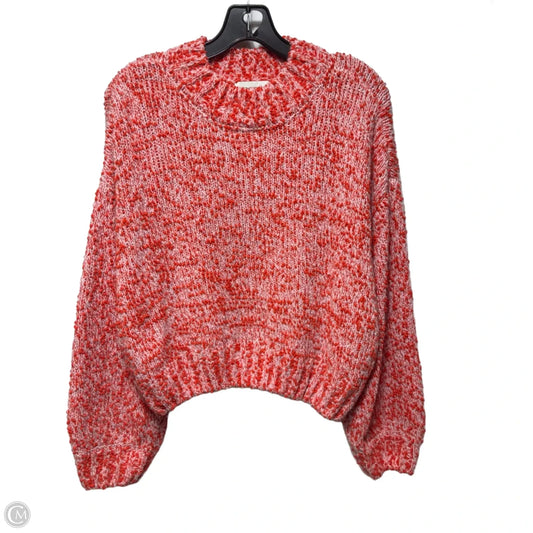 Relaxed-Fit Boucle Sweater By Scotch & Soda In Orange, Size: M