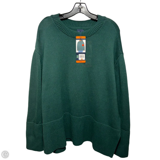 Sweater By Gap In Green, Size: Xxl