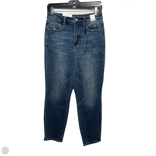 High Waist Jeans Straight By Judy Blue In Blue Denim, Size: 6/28
