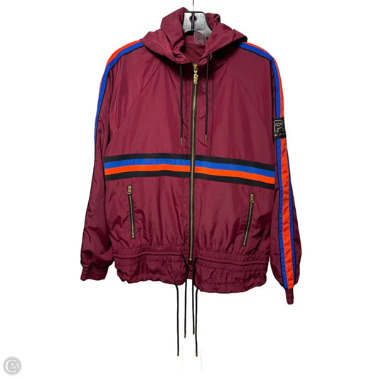 Easy Run Hooded Tactical Jacket By PE Nation In Maroon, Size: Xs