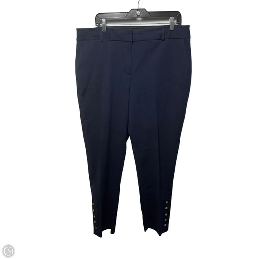 Hampshire Ankle Pants By Talbots In Navy, Size: 16