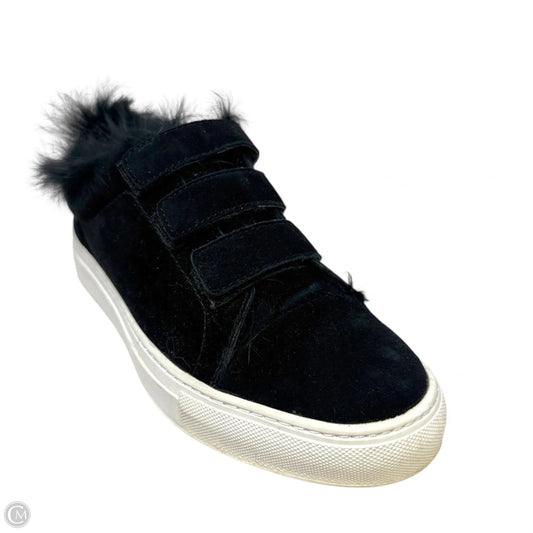 Boe Fur Sneakers By Rachel Zoe In Black, Size: 6.5