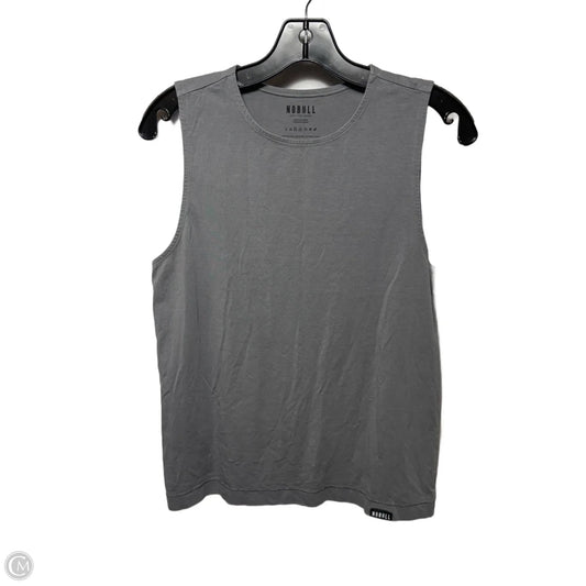 Athletic Tank Top By Nobull In Grey, Size: S