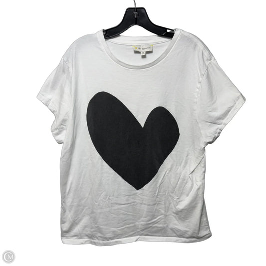Imperfect Heart Tee By Kerri Rosenthal In Black & White, Size: Xl
