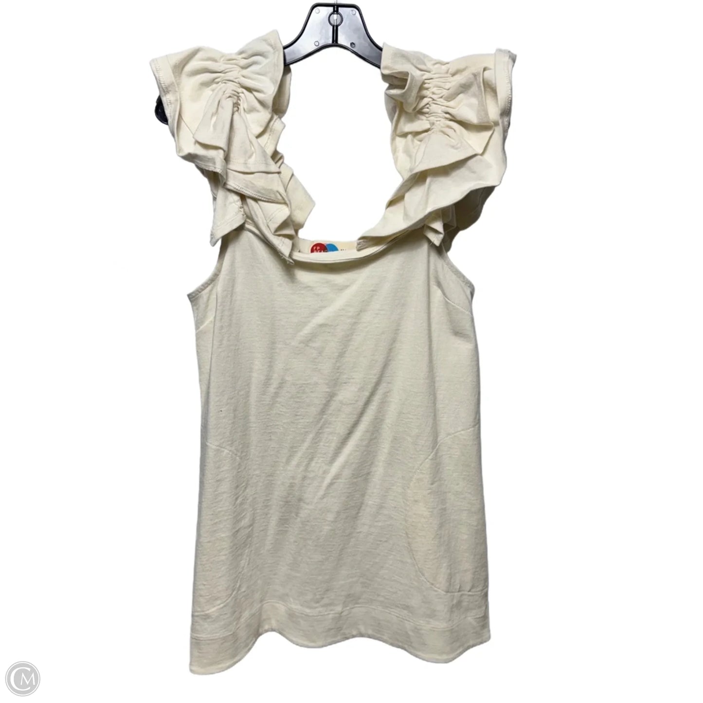 Josie Tunic Mini Dress By Free People Beach In Cream, Size: XS