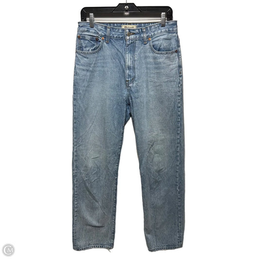 Jeans Straight By Madewell In Blue Denim, Size: 6