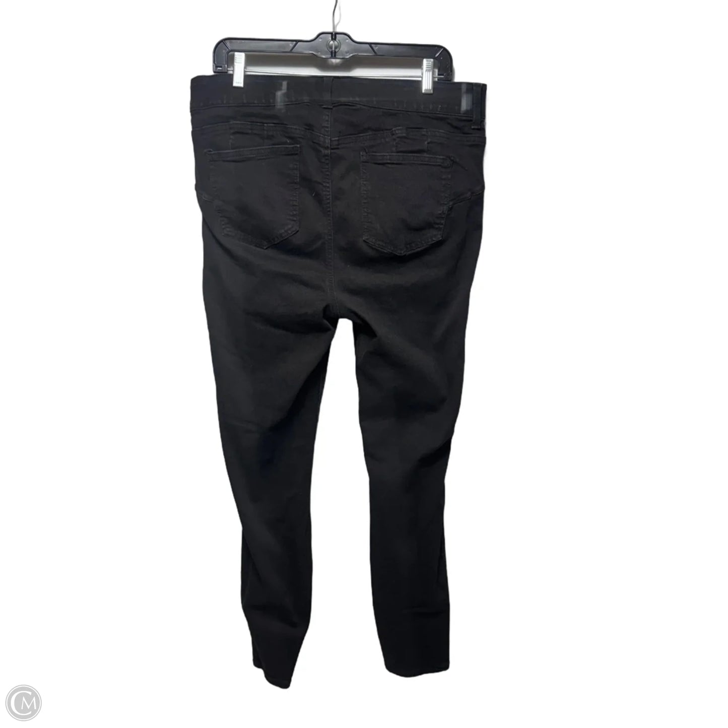 Bombshell Skinny Premium Stretch Jeans By Torrid In Black Denim, Size: 18T