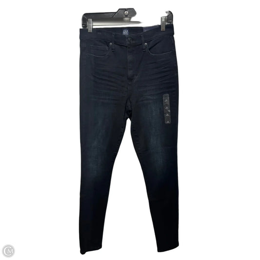 Super High Rise Skinny Jeans By Gap In Blue Denim, Size: 8/29
