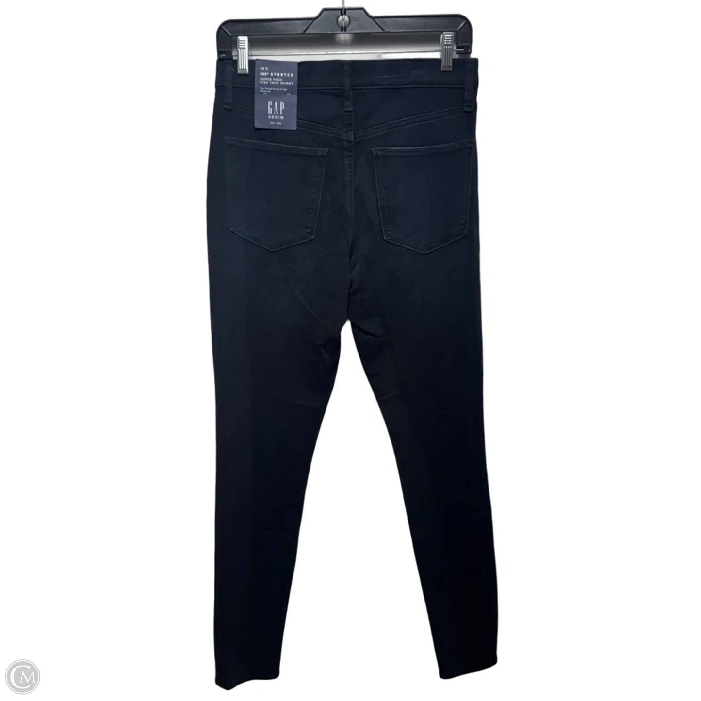 Super High Rise Skinny Jeans By Gap In Blue Denim, Size: 8/29