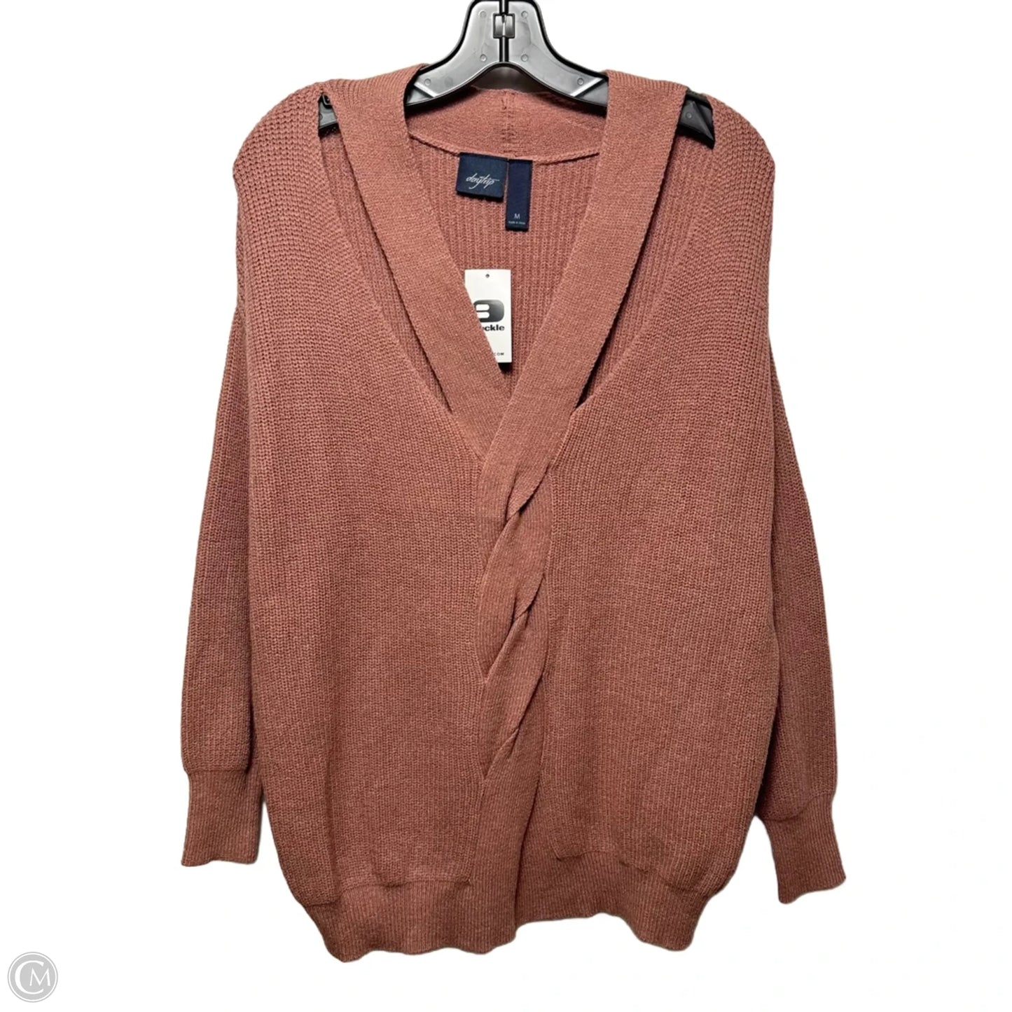 Cutout Sweater By Daytrip In Pink, Size: M