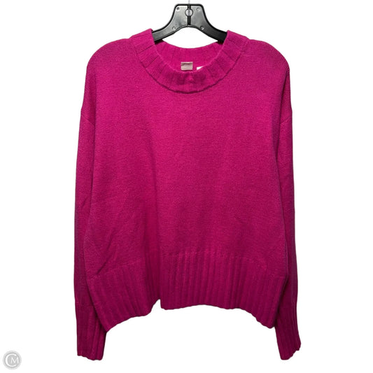 Sweater By Gap In Pink, Size: L