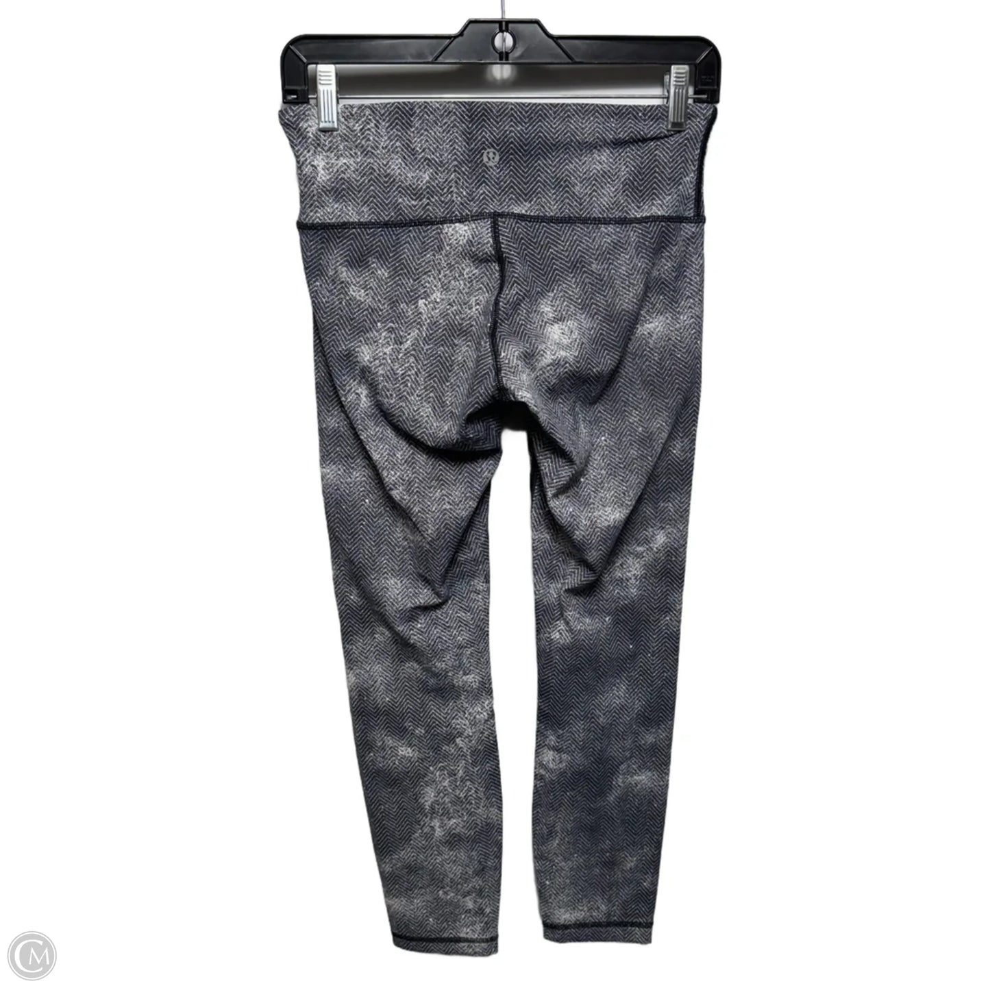 Athletic Leggings By Lululemon In Black & White, Size: 6