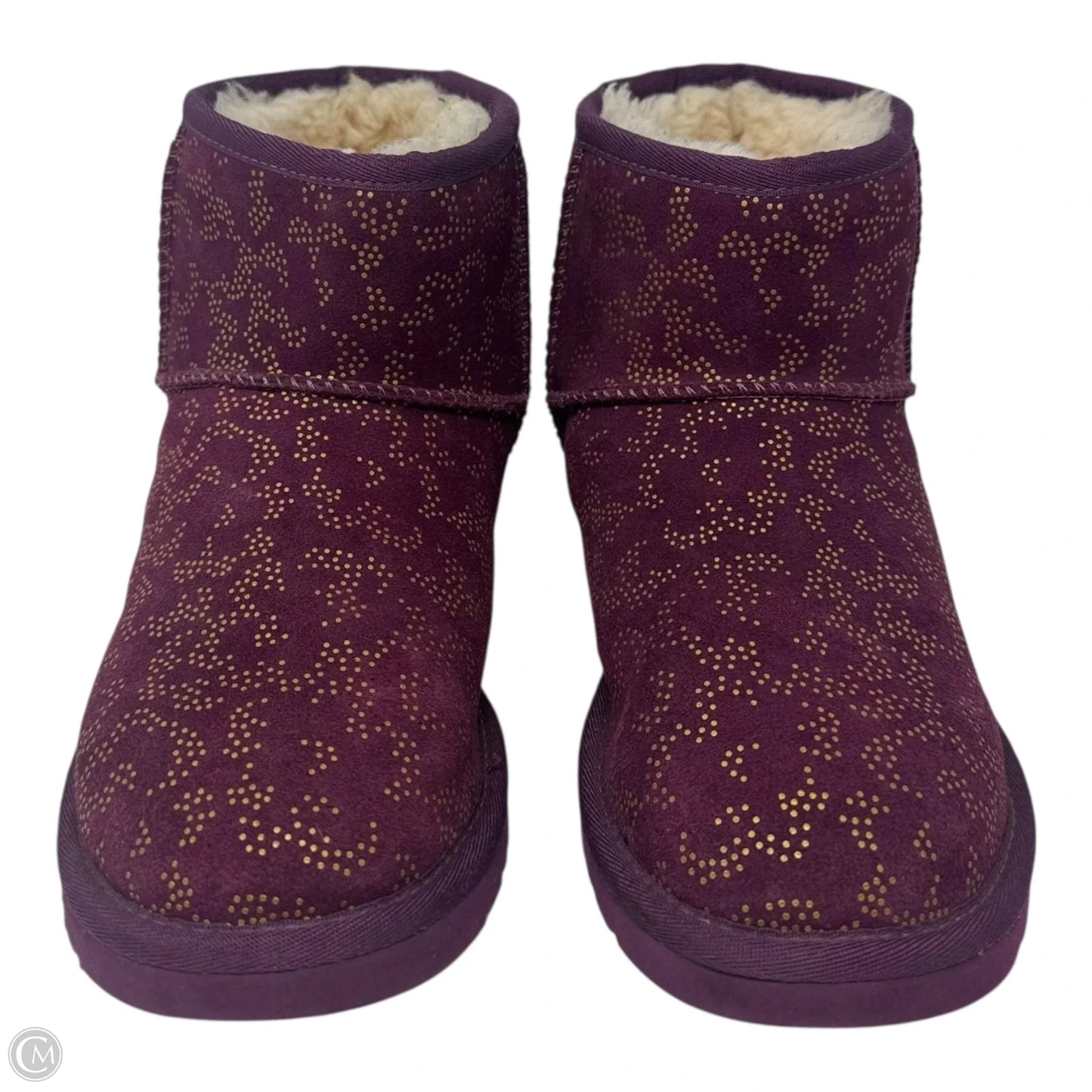 Boots Designer By Ugg In Purple, Size: 5