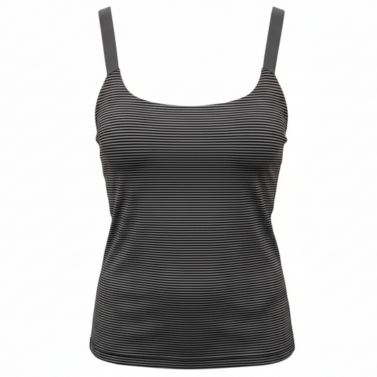 Athletic Tank Top By Lululemon In Striped Pattern, Size: 6