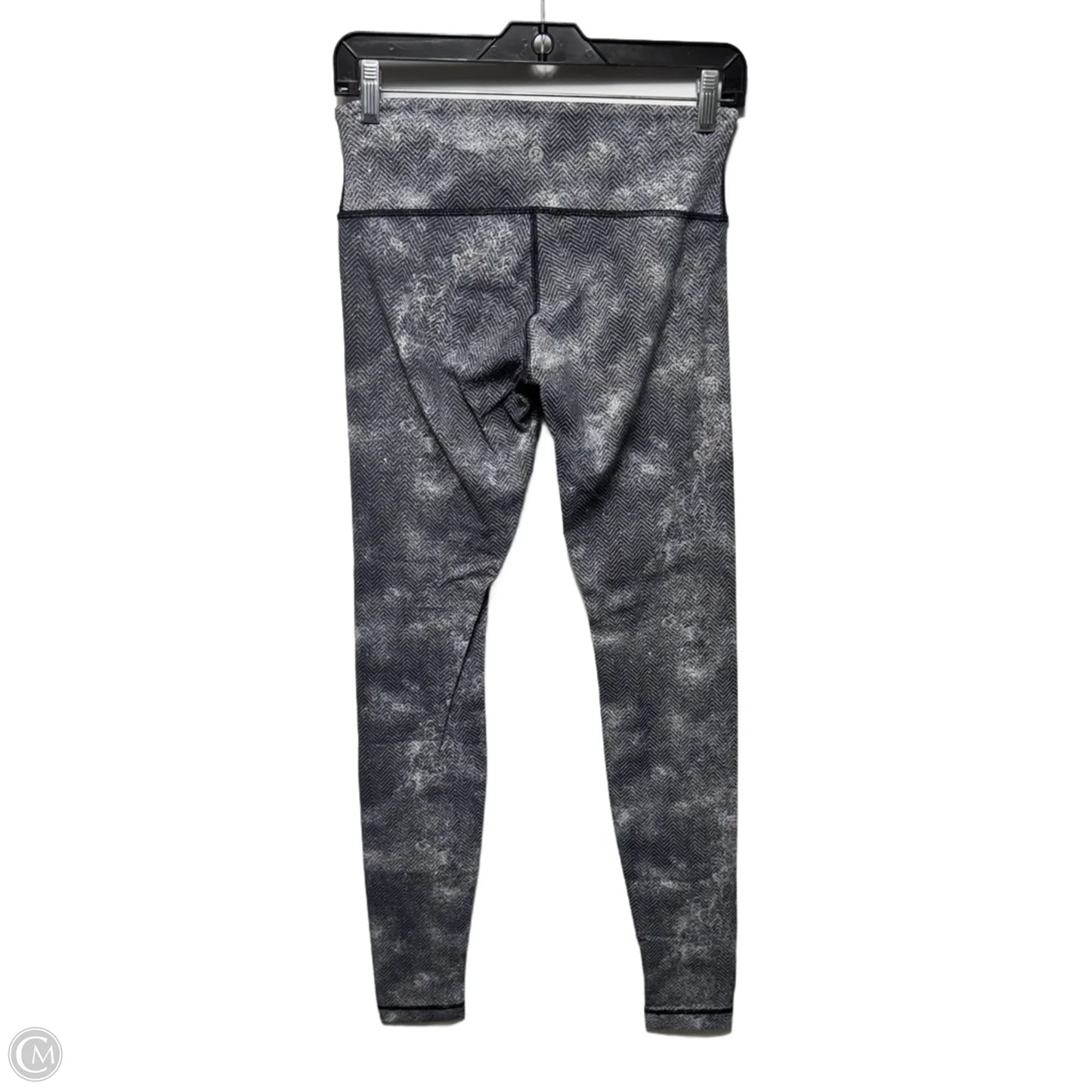 Athletic Leggings By Lululemon In Black & White, Size: 6