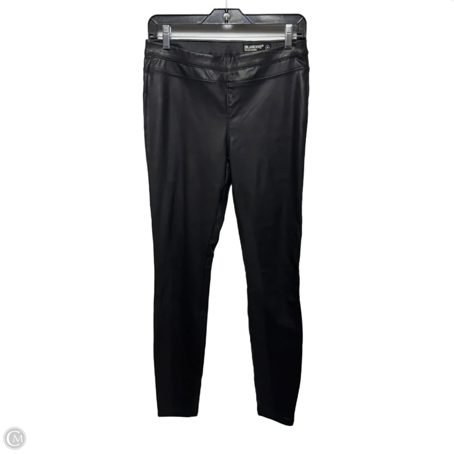 Vegan Leather Pull-On Leggings By Blanknyc In Black, Size: 6/28