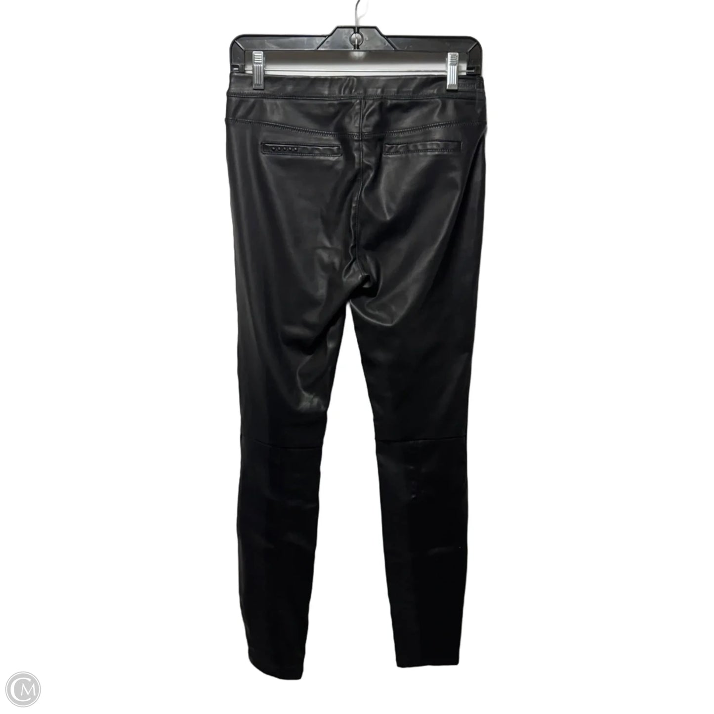 Vegan Leather Pull-On Leggings By Blanknyc In Black, Size: 6/28