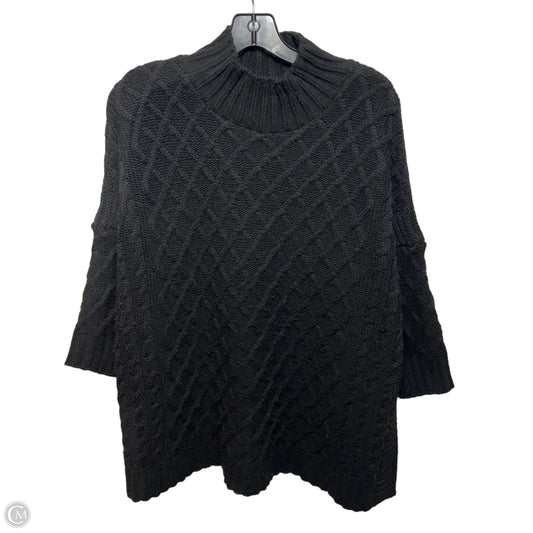 Side Slit Sweater By Mer Sea In Black, Size: Osfm