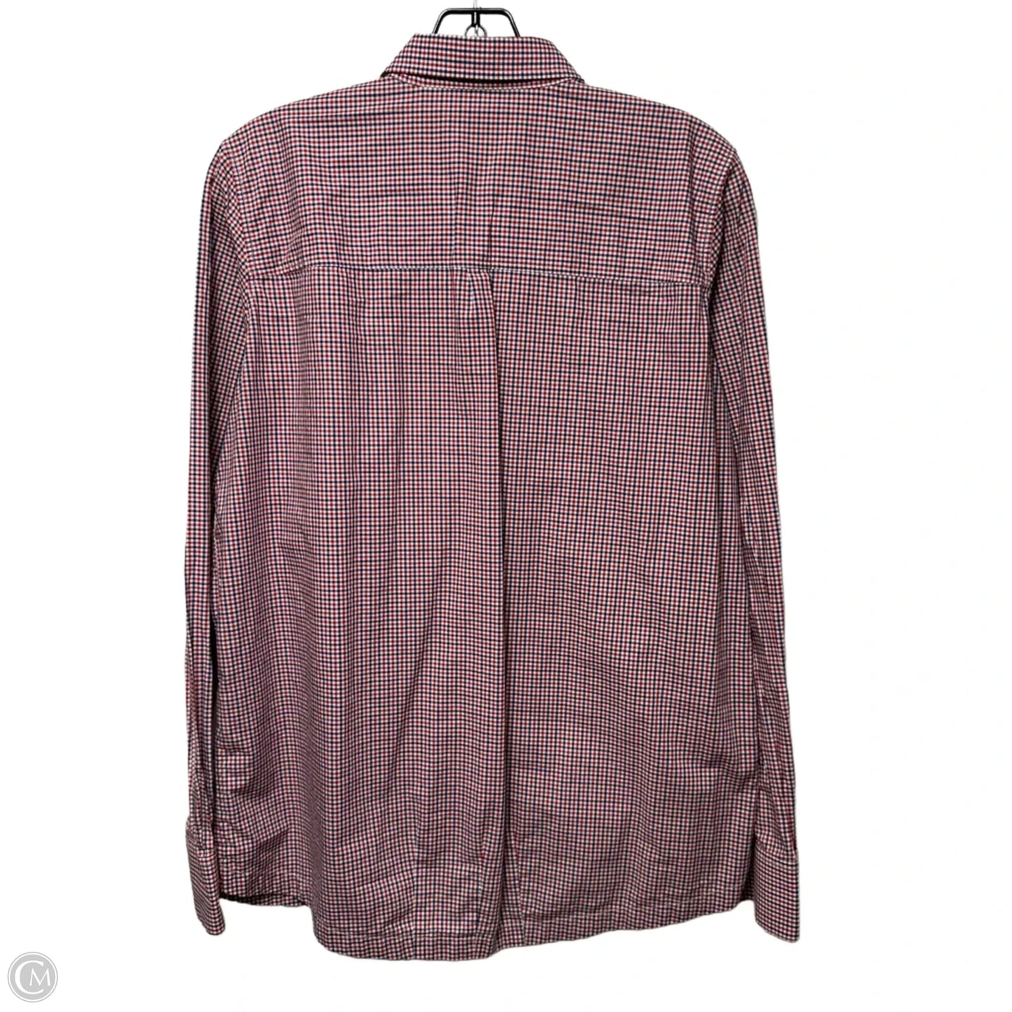 Top Long Sleeve Luxury Designer By Golden Goose In Checkered Pattern, Size: L
