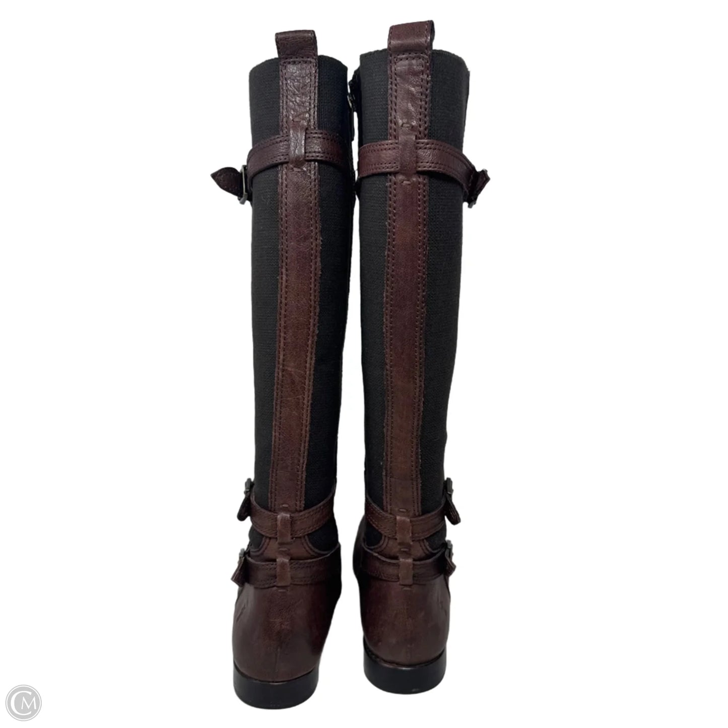 Anna Gore Tall Riding Boots Designer By Frye In Brown, Size: 9